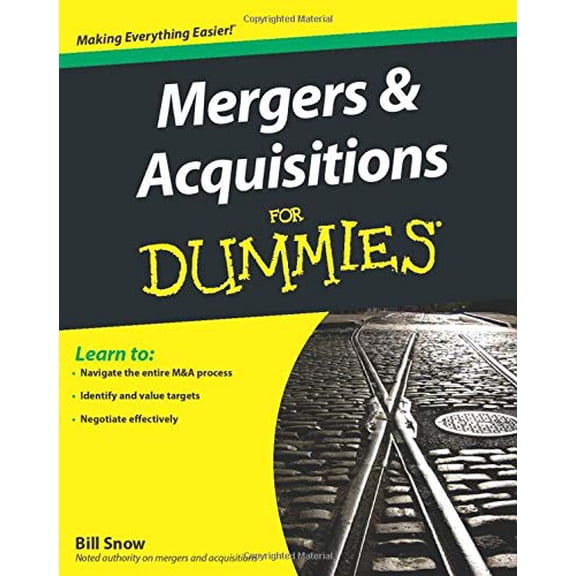 Pre-Owned For Dummies: Mergers and Acquisitions for Dummies (Paperback)