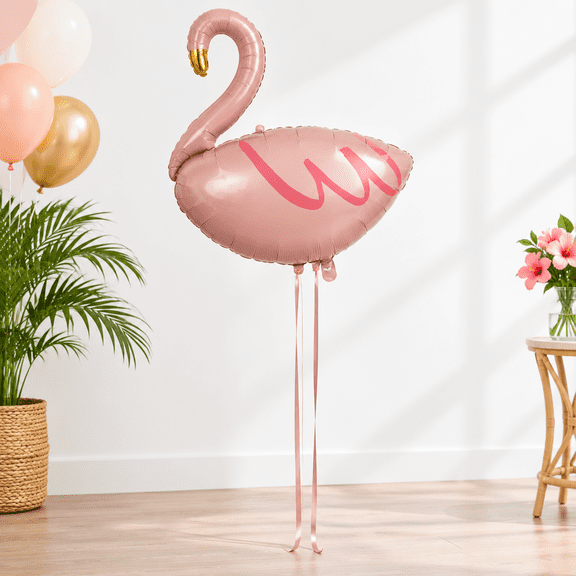 Meri Flamingo Foil Balloon (pack Of 1)