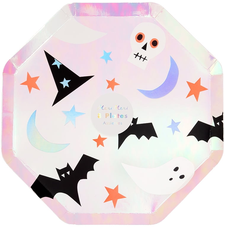 Meri Meri Halloween Icon Dessert Plate, 8ct