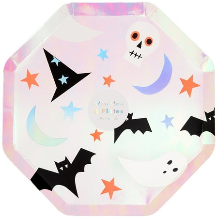 Meri Meri Halloween Icon Dessert Plate, 8ct