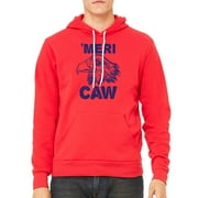 MeriCAW Patriotic Hoodie, USA Graphic Sweatshirts, 4th of July hoodies - Red MH200HOODPATRIOT S27 XS