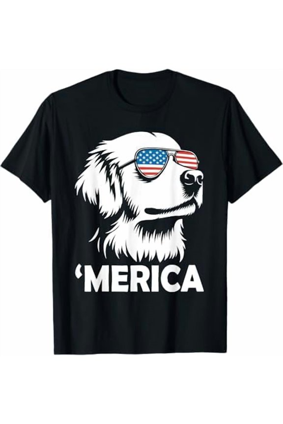 Merica 4th of July T-Shirt Patriotic USA American Flag Shirt Independence Day Eagle of Freedom Tee Shirts