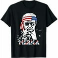 thumbnail image 1 of Merica 4th of July T-Shirt Patriotic USA American Flag Shirt Independence Day Eagle of Freedom Tee Shirts, 1 of 7