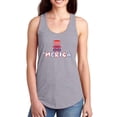 thumbnail image 1 of Merica Hat And Sunglasses Racerback Tank Women -Image by Shutterstock, Female Large, 1 of 4