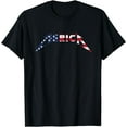 thumbnail image 1 of Merica Heavy Metal Style American Flag T-Shirt, 1 of 3