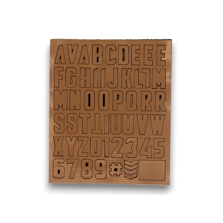 Merica Life Alphabet, Coyote, 4