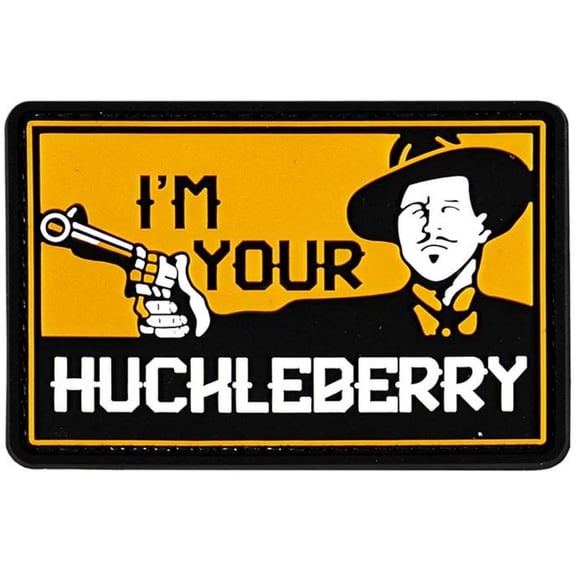 Merica Life I'm Your Huckleberry Doc Patch, 3 x 2