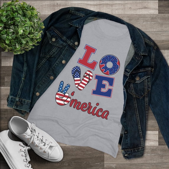 Merica Love America the Red White and Blue