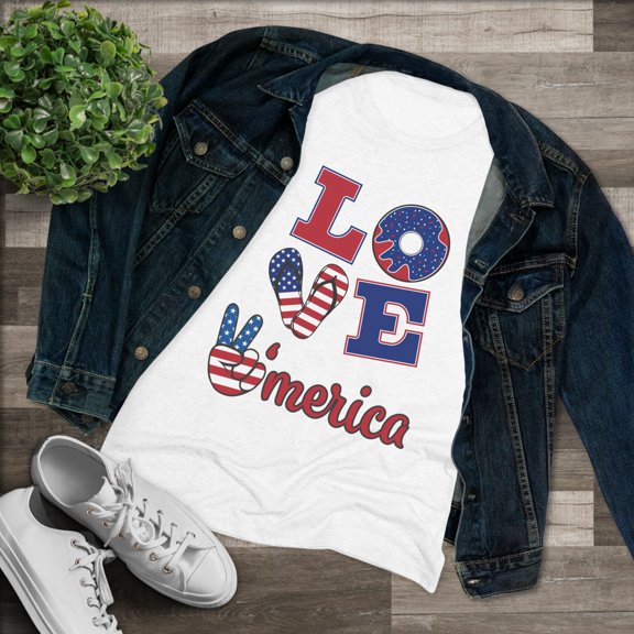 Merica Love America the Red White and Blue