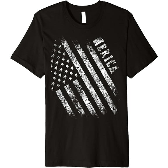 Merica Patriot American Flag USA 4th Of July Gifts Shirt Premium T-Shirt