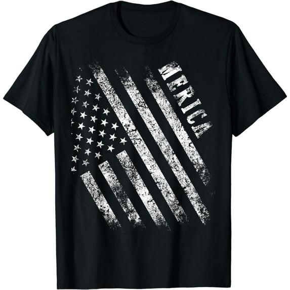 Merica Patriot American Flag USA 4th Of July Gifts Shirt T-Shirt