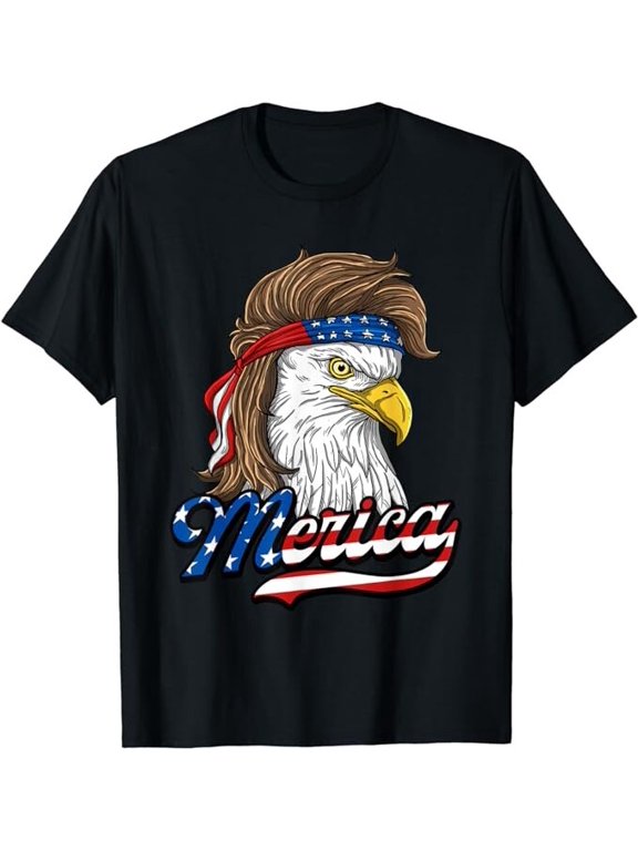 Merica - Patriotic USA Eagle Of Freedom - 4th of July T-Shirt