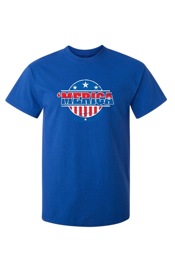 Merica Sarcastic Humor Graphic Novelty Funny Tall T Shirt