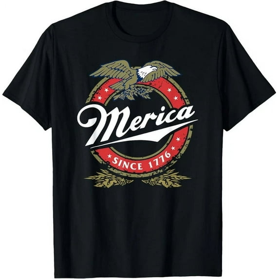 Merica Since 1776, Funny 4Th Of July Merica Since 1776 T-Shirt Unisex S-5XL Hot Trending Shirt, Vintage Birthday Gift
