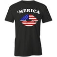 thumbnail image 1 of Merica T-Shirt | Patriotic American Black Tee Gift, 1 of 5