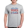 thumbnail image 1 of Merica Y'all T-Shirt Men -Image by Shutterstock, Male 4X-Large, 1 of 4