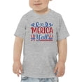 thumbnail image 1 of Merica Y'all T-Shirt Toddler -Image by Shutterstock,  4 Toddler, 1 of 4