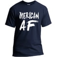 thumbnail image 1 of Merican AF Adult T-Shirt Navy (M), 1 of 4