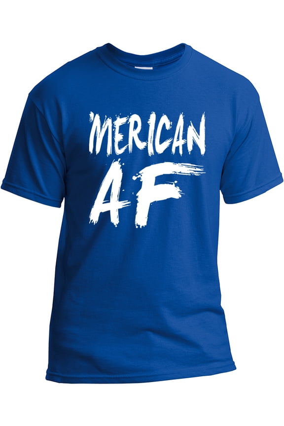 Merican AF Adult T-Shirt Royal (S)