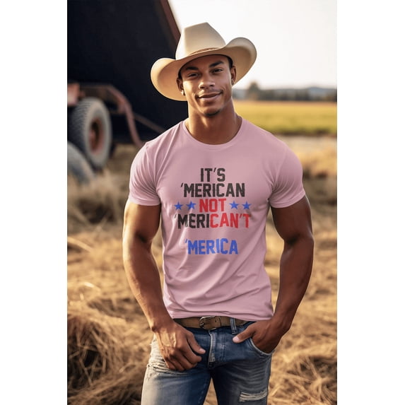'Merican : Men's Cotton Crew Tee