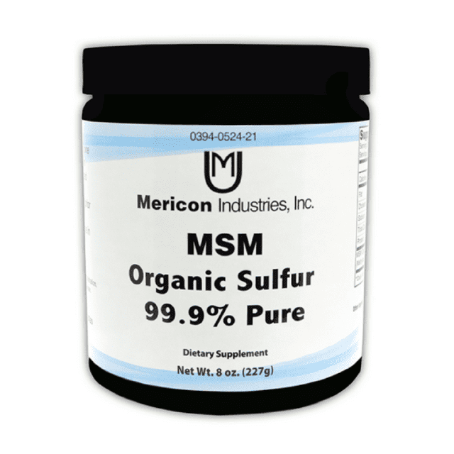 Mericon Industries Pure MSM Organic Sulfur Powder Supplement for Hair