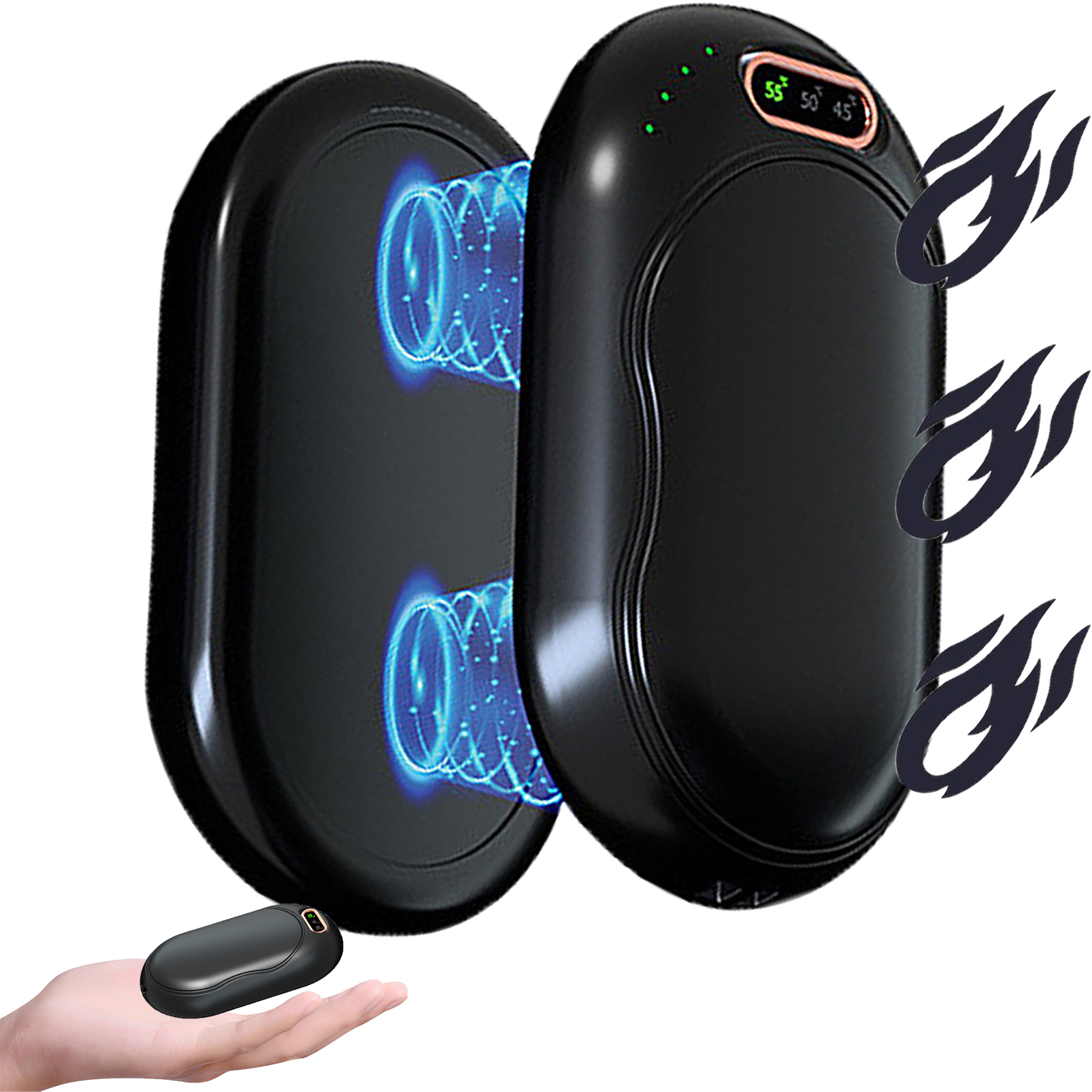 Heating Pad for Hands Cute Kids Gloves with Hand Warmer Pocket Instant