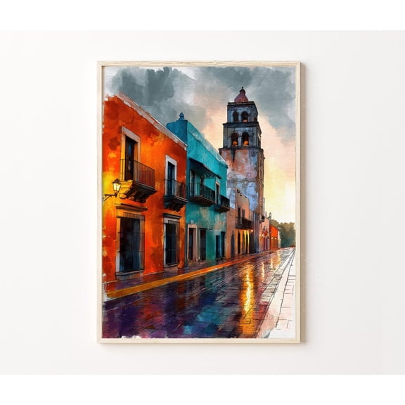 Merida Mexico Historic Street Home Decor