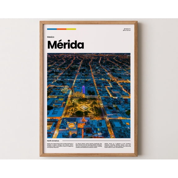 Merida Poster, Merida Print, Merida Photo, Merida Art, Mexico Poster, Mexico Print, Travel Poster Gift, 8x12 UNFRAMED