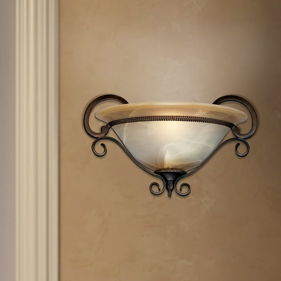 Wry Lighting Meridian 1-light Wall Sconce in Golden Bronze