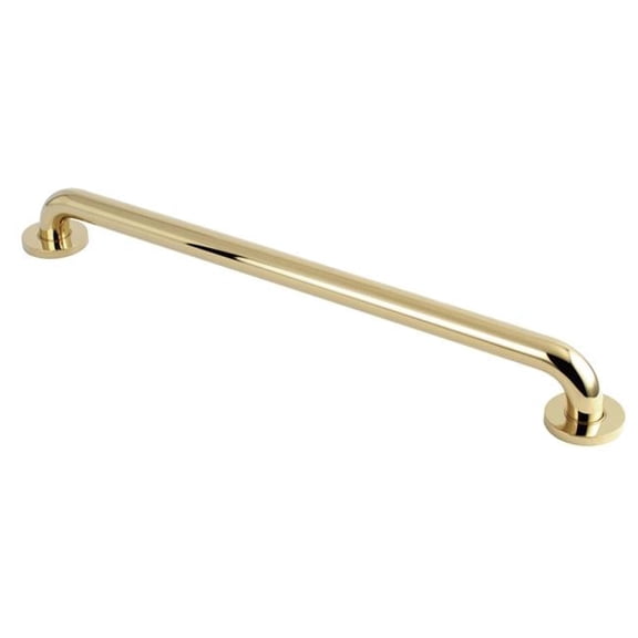 Meridian 24in. ADA Grab Bar - Polished Brass - Solid Brass Construction