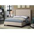 thumbnail image 1 of Meridian Ashton Wingback Upholstered Bed, 1 of 2