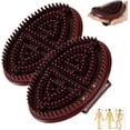 thumbnail image 1 of Meridian Brush Massage Brush, Beauty Body Care Massage Brushes,Handheld Professional Flexible Bristles, Full Body Relaxation Body Care with Essential Oils and Acupuncture Point Chart (2Set), 1 of 7