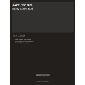 Meridian Certification Press Study Guide AAPC CPC 2026 Study Guide, (Paperback)