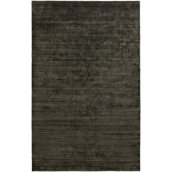 Meridian Charcoal Hand Made Wool & Silkette„¢ Area Rug