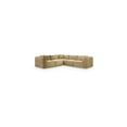 thumbnail image 1 of Meridian Furniture 5-Piece Camel Corduroy Performance Fabric Modular Sectional, 1 of 11
