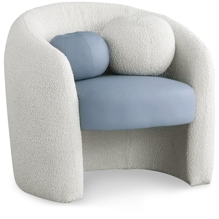 Meridian Furniture Acadia Boucle Fabric Accent Chair Meridian Furniture Acadia Boucle Fabric Accent Chair