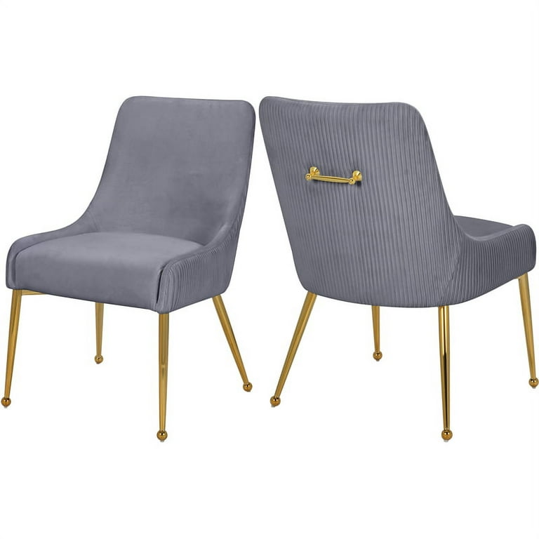 Meridian Furniture Ace Velvet Dining Chair - Gold Meridian Furniture Ace Velvet Dining Chair - Gold