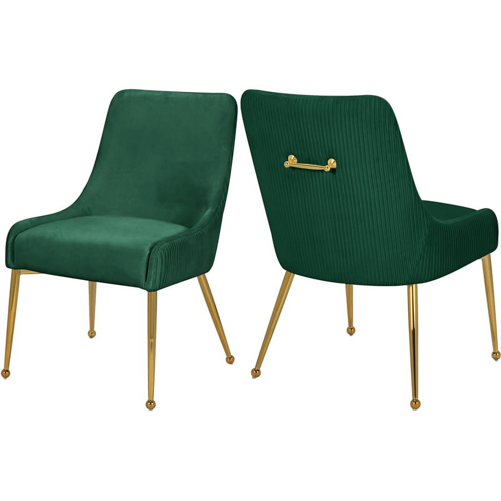 Meridian Furniture Ace Velvet Dining Chair - Gold Meridian Furniture Ace Velvet Dining Chair - Gold