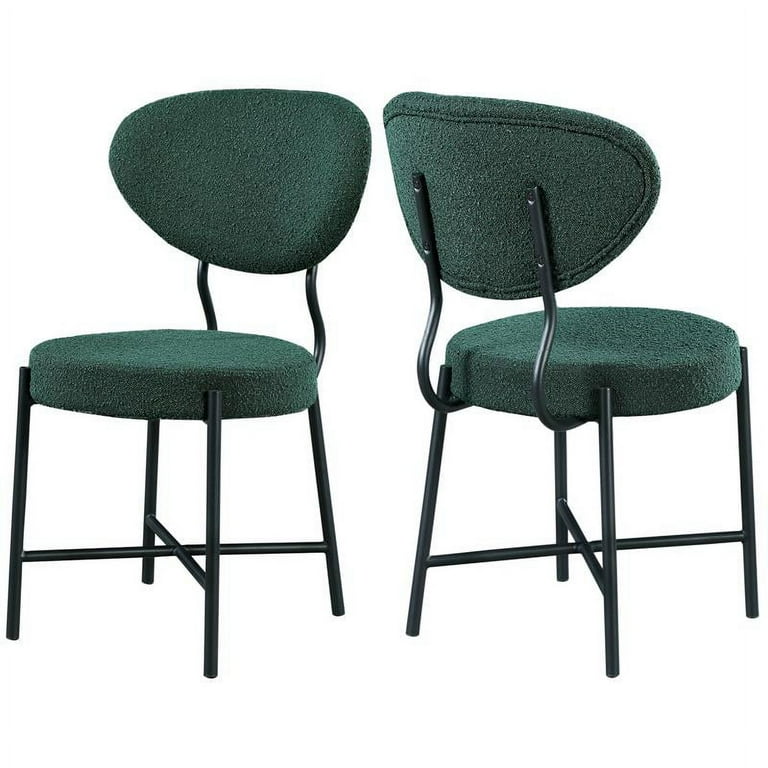 Meridian Furniture Allure Boucle Fabric Dining Chair Meridian Furniture Allure Boucle Fabric Dining Chair