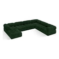 thumbnail image 1 of Meridian Furniture Ames Green Boucle Fabric Modular Sectional, 1 of 17