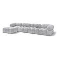 thumbnail image 1 of Meridian Furniture Ames Grey Boucle Fabric Modular Sectional, 1 of 12