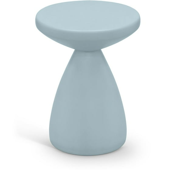 Meridian Furniture Anika Light Blue Iron Side Table