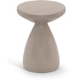 thumbnail image 1 of Meridian Furniture Anika Taupe Iron Side Table, 1 of 8