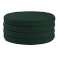 thumbnail image 1 of Meridian Furniture Aphia Green Boucle Fabric Ottoman/Coffee Table, 1 of 4
