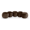 thumbnail image 1 of Meridian Furniture Apollo Brown Velvet Bench, 1 of 11