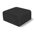 thumbnail image 1 of Meridian Furniture Arc Black Boucle Fabric Ottoman, 1 of 7