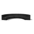 thumbnail image 1 of Meridian Furniture Arc Black Vegan Leather Modular Sectional, 1 of 12