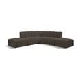 thumbnail image 1 of Meridian Furniture Arc Brown Boucle Fabric Modular Sectional, 1 of 8