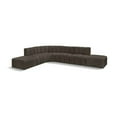 thumbnail image 1 of Meridian Furniture Arc Brown Boucle Fabric Modular Sectional, 1 of 7