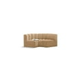 thumbnail image 1 of Meridian Furniture Arc Camel Velvet Modular Sectional, 1 of 9